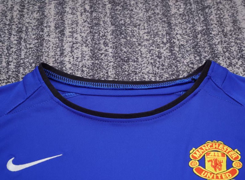 Retro Kids 02/03 Manchester United Blue Third Jersey