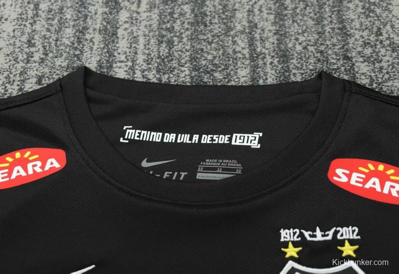 Retro 12/13 Santos FC Black Long Sleeve Jersey