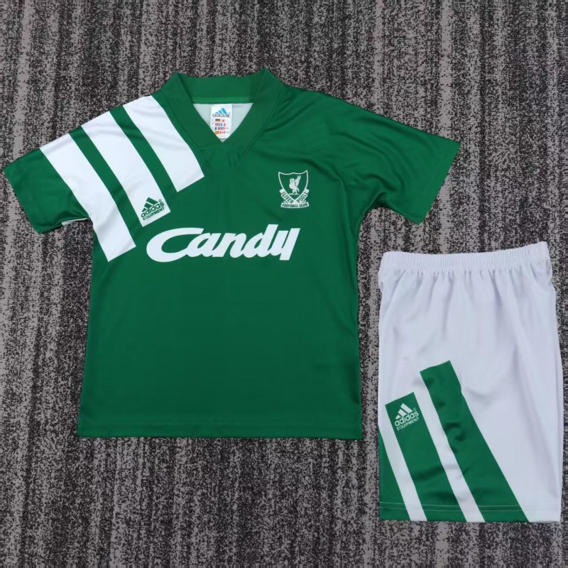Retro Kids 91/92  Liverpool Away Jersey