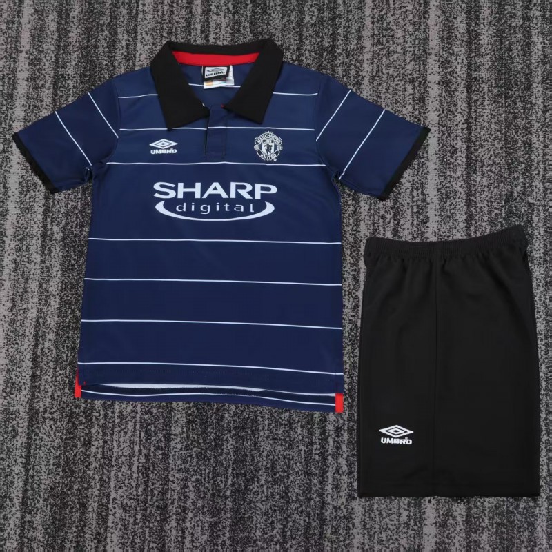 Retro Kids 99/00 Manchester United Away Jersey