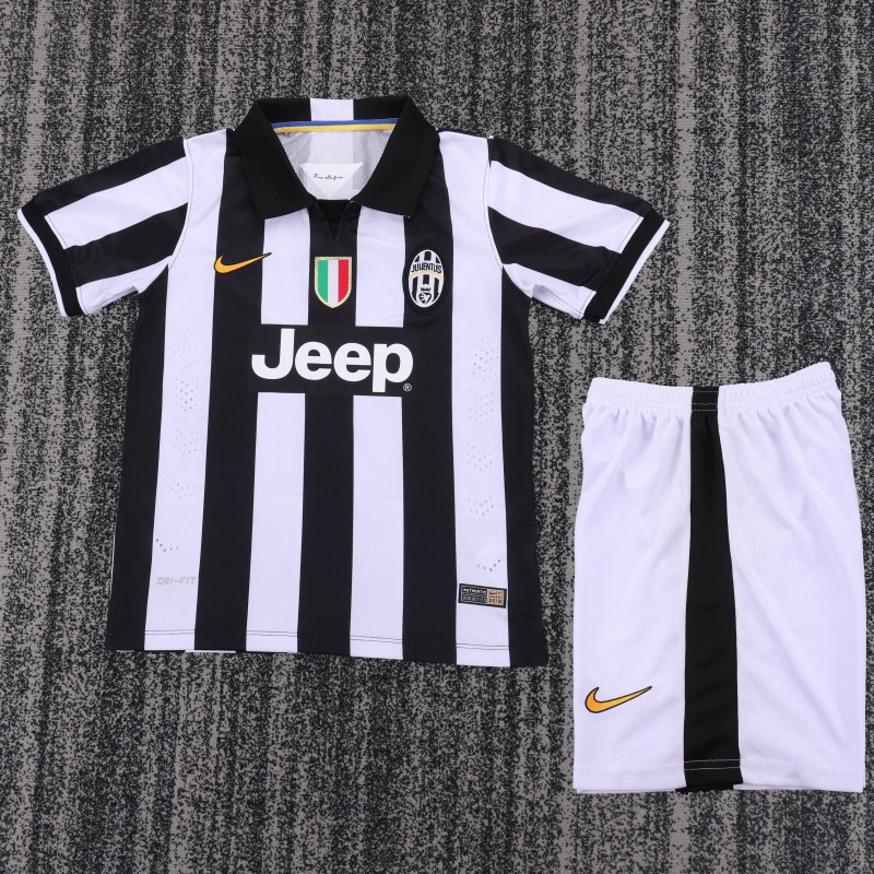 Retro Kids 14/15 Juventus Home Jersey
