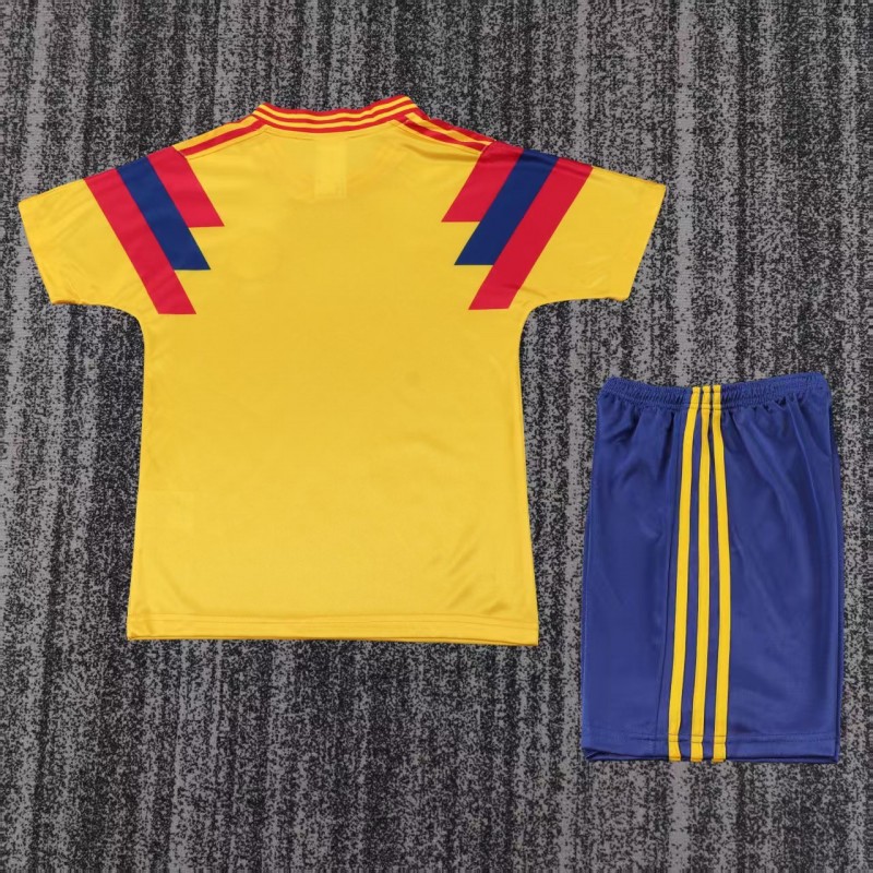Retro Kids 1990 Colombia Home Jersey