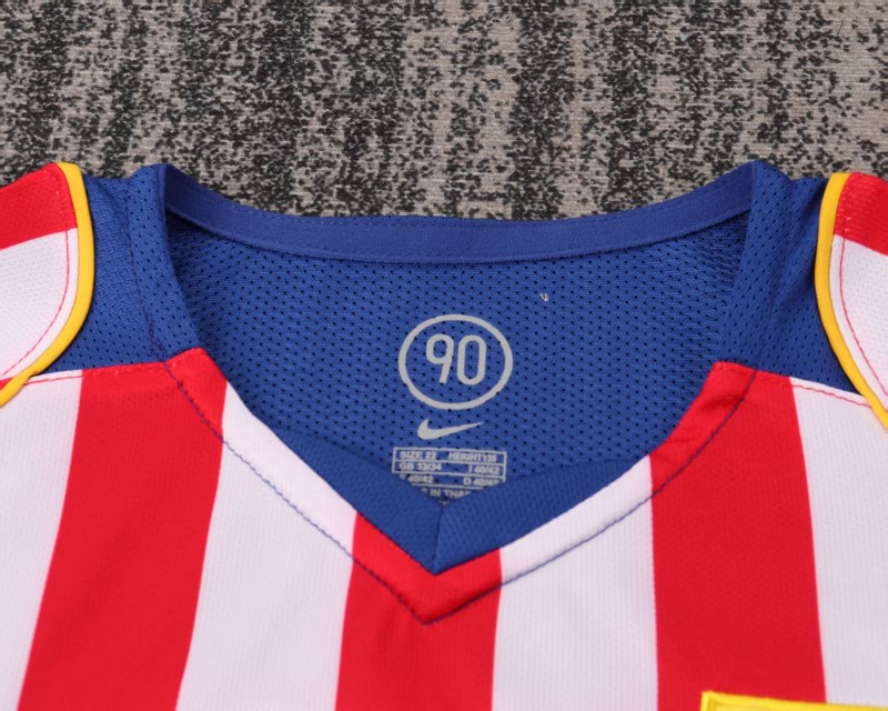 Retro Kids 04/05 Atletico Madrid Home Jersey