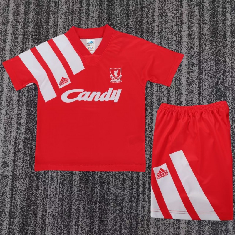 Retro Kids 91/92 Liverpool Home Jersey