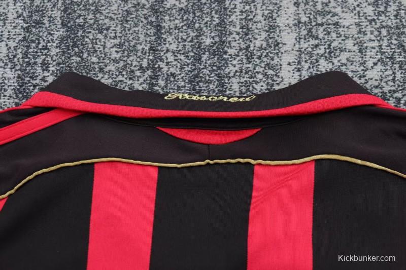 Retro Kids 06/07 AC Milan Home Long Sleeve Jersey