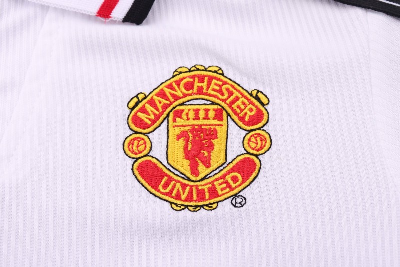 Retro Kids 98/99 Manchester United White Commemorative Jersey