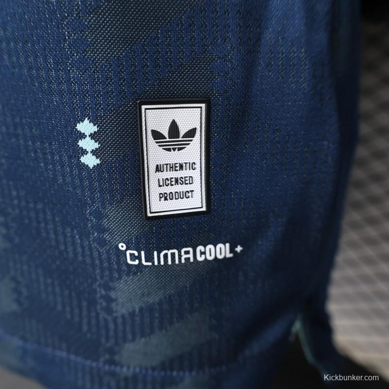 Player Version 2026 Germany Away Navy Blue  Long Sleeve Jersey