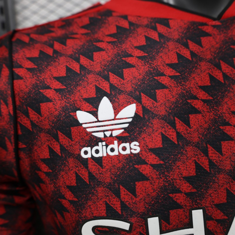 Player Version  26/27 Manchester United  Home Red Vintage Remake   Jersey