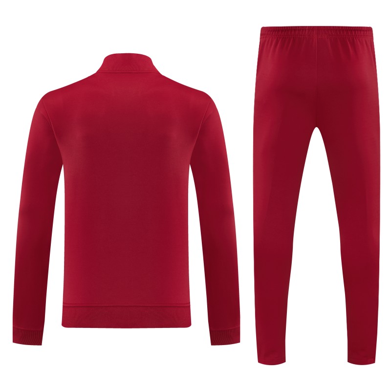 26/27 Arsenal Red Full Zipper Jacket Tracksuit + Long Pants