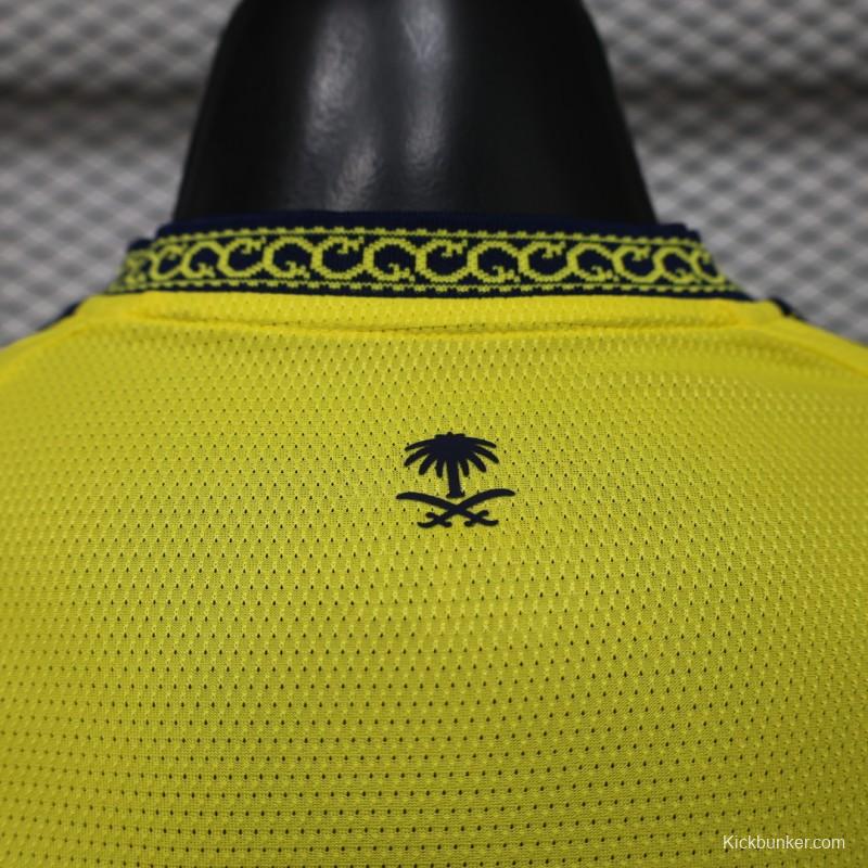 Player Version 26/27 Al Nassr FC Home Bright Yellow  Jersey