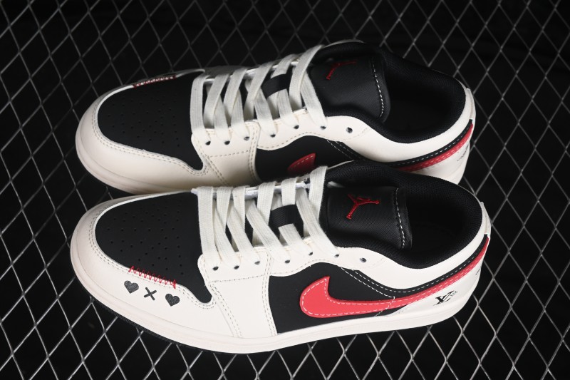 Nike Air Jordan 1 Low OG SP AJ1 Love Embroidery Low-Top Casual Skateboarding Shoes - CW6688-100