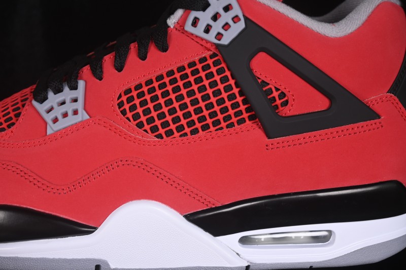 Air Jordan 4 Retro 'Toro' Running Shoes with Premium Leather Upper - FQ8138-600