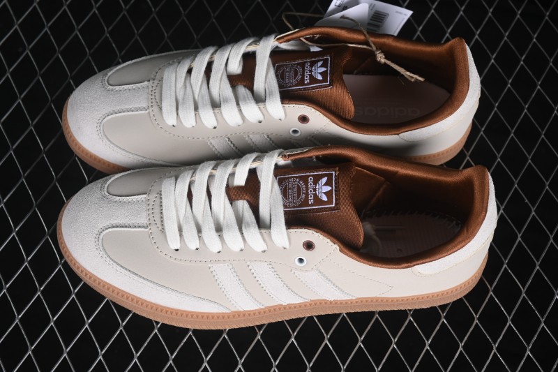 Adidas Samba OG Classic Lifestyle Sneakers with Suede Overlays - KJ7306