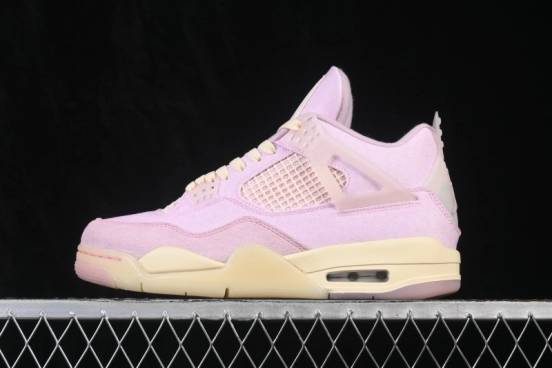 Nike Air Jordan 4 Retro Iced Carmine Denim Basketball Shoes - IB6716-600