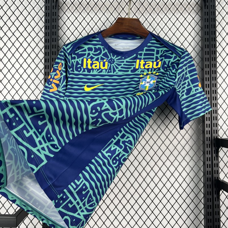 2024 Retro Brazil Pre-Match Jersey