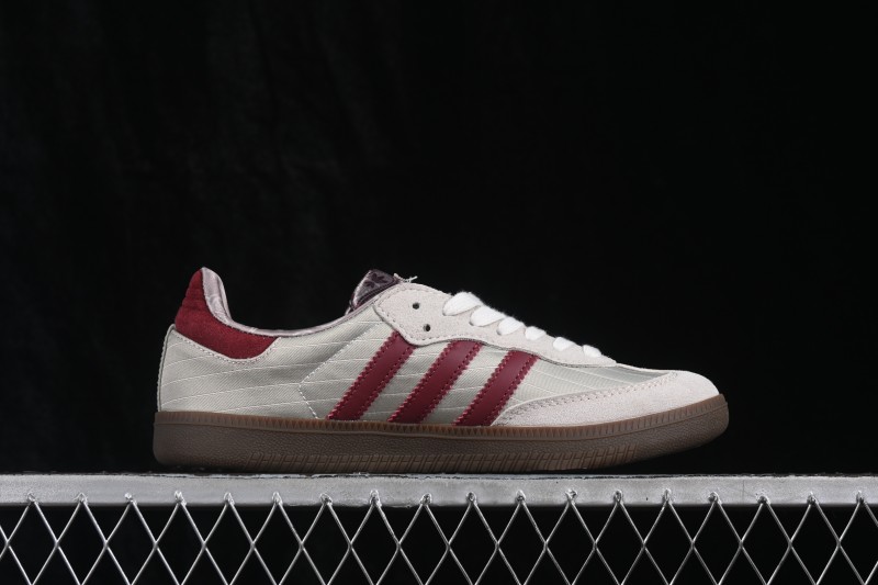 Adidas Samba OG Classic Sneakers with Retro Suede Overlays - KZ7552
