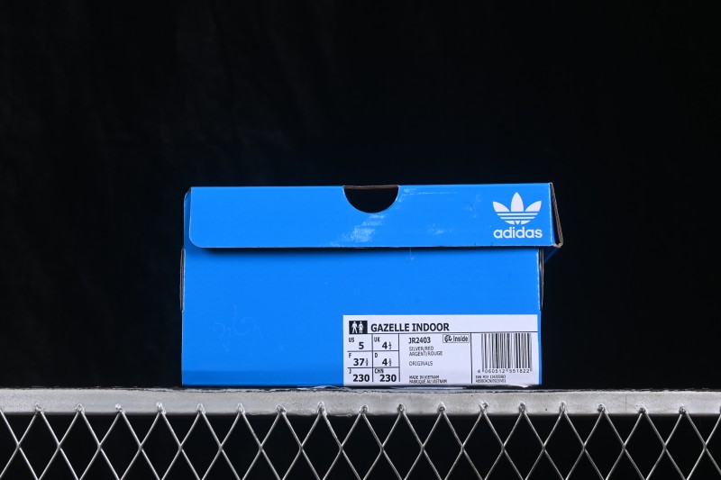 Adidas Originals Gazelle Indoor Retro Skateboarding Shoes with Suede Upper and Rubber Sole - JR2403