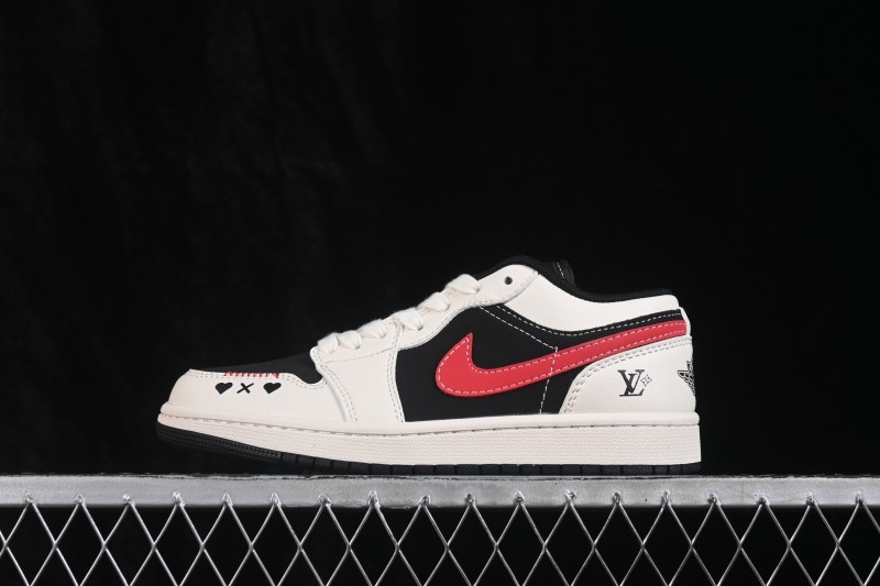 Nike Air Jordan 1 Low OG SP AJ1 Love Embroidery Low-Top Casual Skateboarding Shoes - CW6688-100
