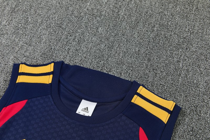 26/27 Arsenal Navy Blue Sleeveless Training Vest +Shorts Set