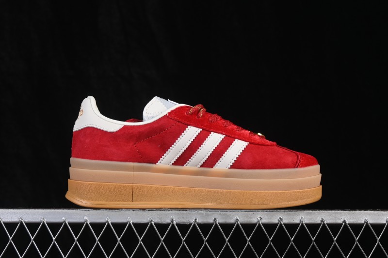 Adidas Originals Gazelle Bold Low-Top Casual Shoes with Retro Design and Cushioned Sole - KJ4293