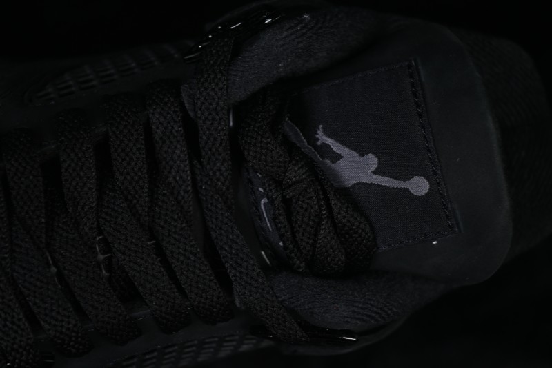 Air Jordan 4 Retro Black Cat Premium Suede Sneakers - FV5029-010