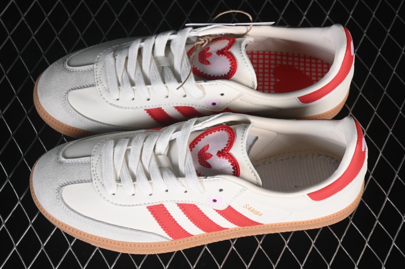 Adidas Samba OG Classic Skateboarding Shoes Valentine's Day Edition - KI6679