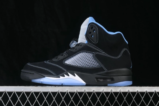 Nike Air Jordan 5 Retro OG 'Black University Blue' Basketball Shoes - DD0587-008