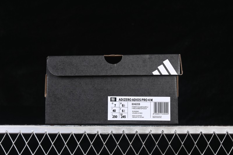Adidas Adizero Adios 4 Lightweight Breathable Low-Top Running Shoes - KH6359