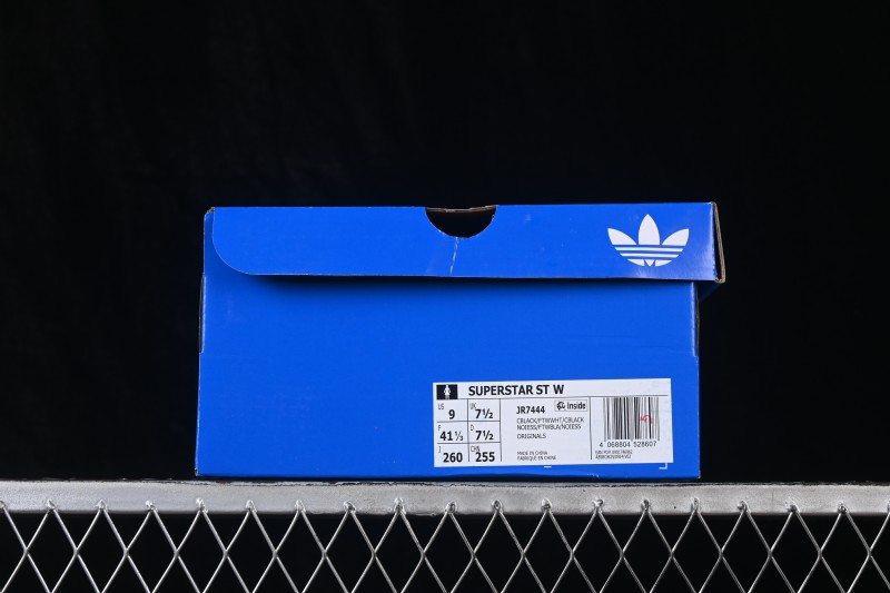 Adidas Superstar 2 ST Low-Top Casual Bread Shoes with Enlarged Shell Toe and Plush Cushioning - JR7444