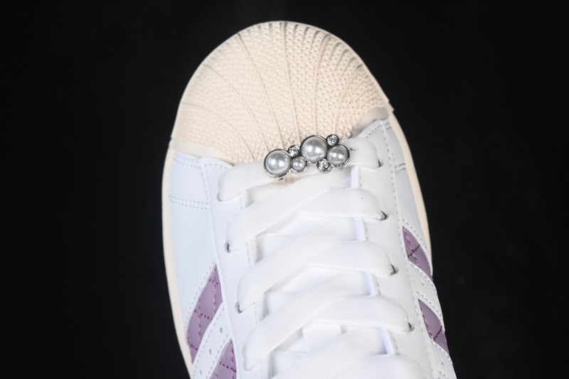 Adidas Originals Superstar II Casual Skateboarding Shoes with Classic Shell Toe - KJ7300