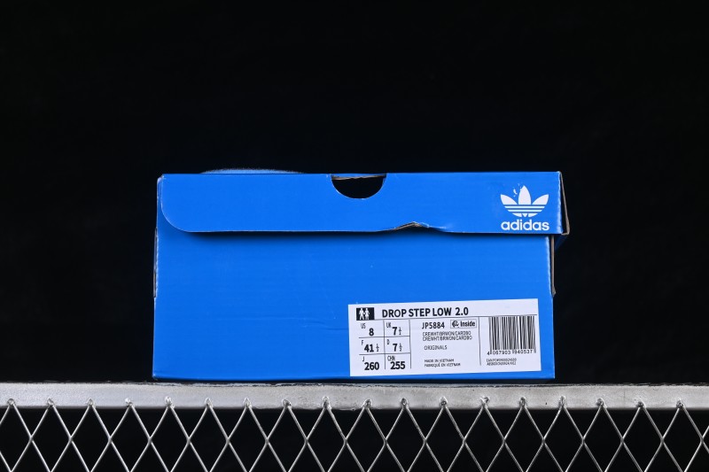 Adidas Originals Drop Step Low 2.0 Basketball-Inspired Campus Casual Skateboarding Shoes - JP5884