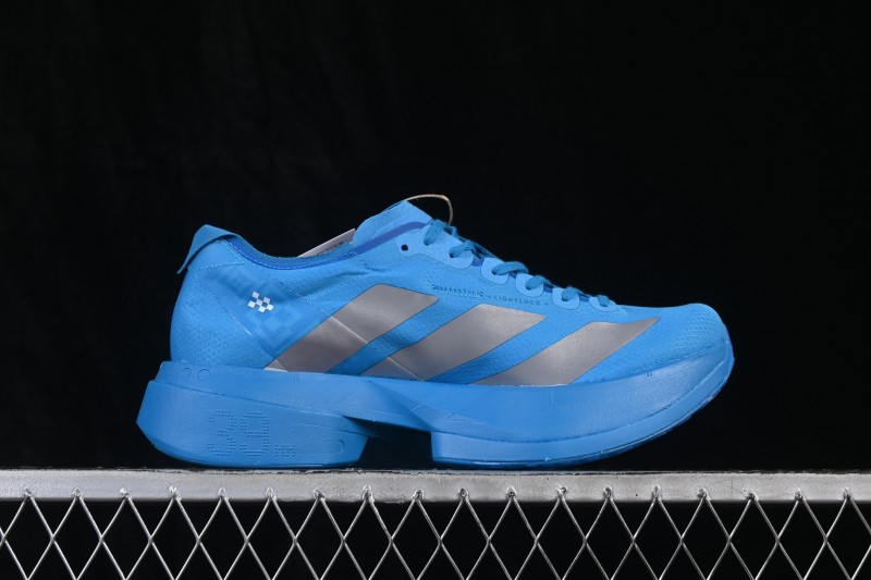 Adidas Adizero Pro 4 Racing Running Shoes with Lightstrike Pro Foam and Energyrods 2.0 Carbon Rods - JR4796