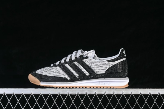 Adidas Originals SL 72 Retro Running Shoes with Classic Suede and Nubuck Uppers - KJ6151