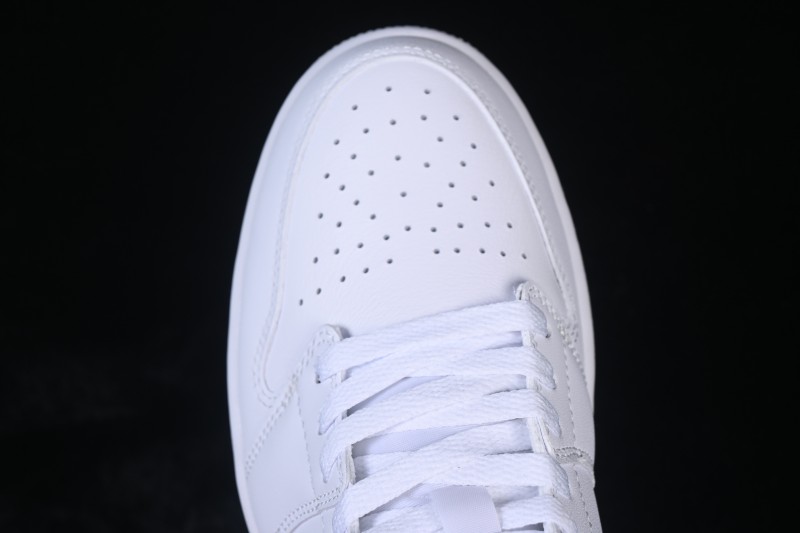 Nike Air Jordan 1 Low Classic White Casual Sneakers for Men - DV0990-111
