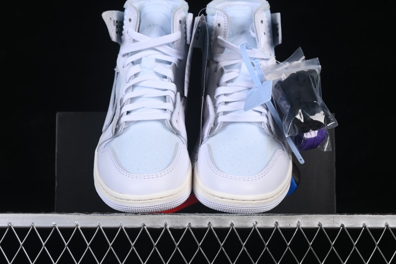 Off-White x Air Jordan 1 Retro High Top Basketball Shoes White - AA3834-100