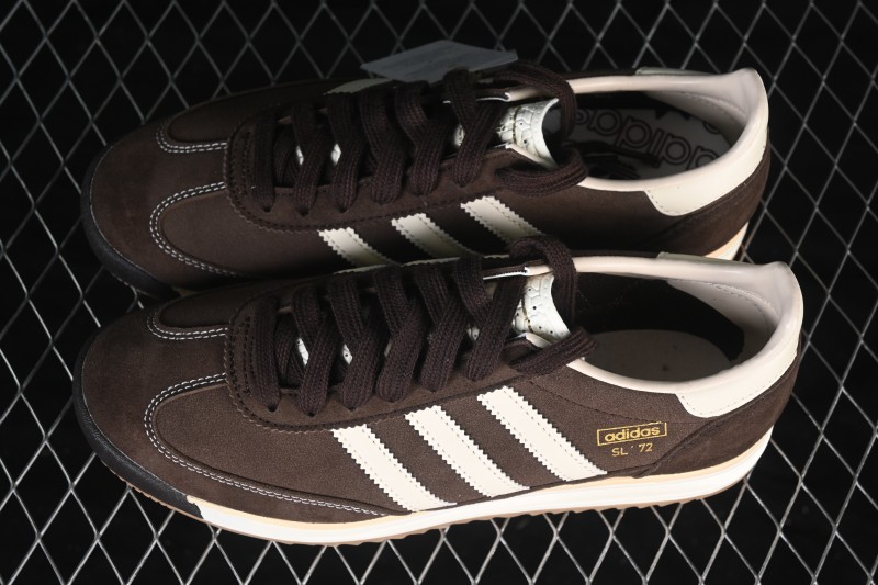 Adidas Originals SL 72 Retro Running Shoes with Classic Suede Overlays - KK3642