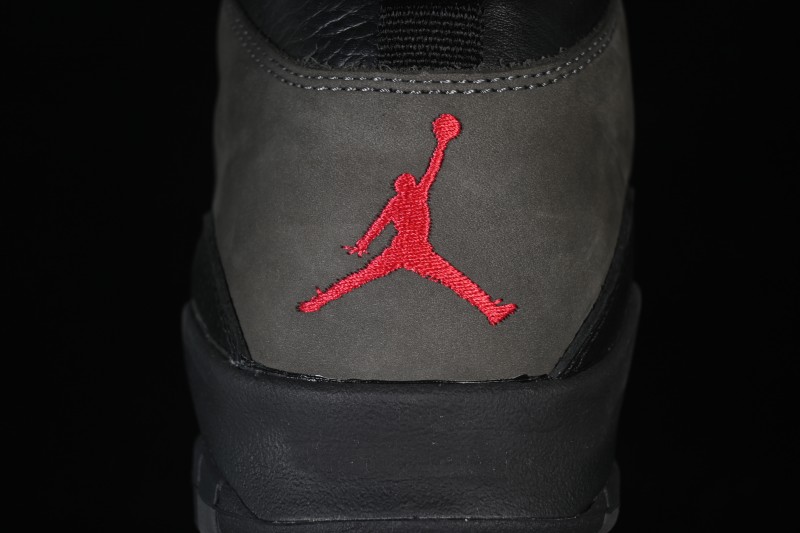 Nike Air Jordan 10 Retro Shadow Basketball Shoes with Premium Leather Upper - HJ6779-001