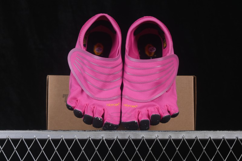 Vibram GroundSplay Barefoot Squat Training Quick-Dry Five-Finger Shoes with Support - 26W8804 Fuchsia Black