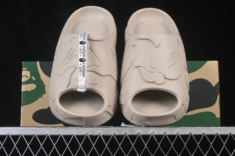 Bape EVA One-Piece Casual Comfort Slippers in Fog Grey - M323911