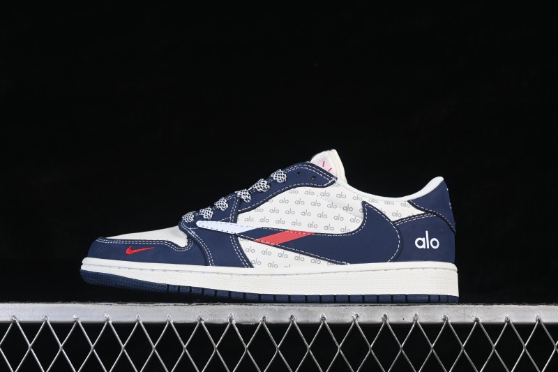 Jordan Air Jordan 1 Low OG SP Travis Scott x Fragment Design Collaboration Casual Sneakers - DZ2688-012