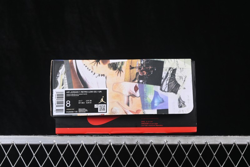 Nike Fragment Design x Union Air Jordan 1 High Lifestyle Casual Sneakers - HQ6998-146