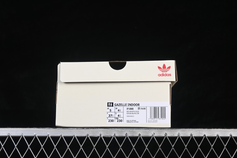 Adidas Originals Gazelle Indoor Retro Casual Low-Top Skateboarding Shoes with Anti-Slip Wear-Resistant Sole - IF1888