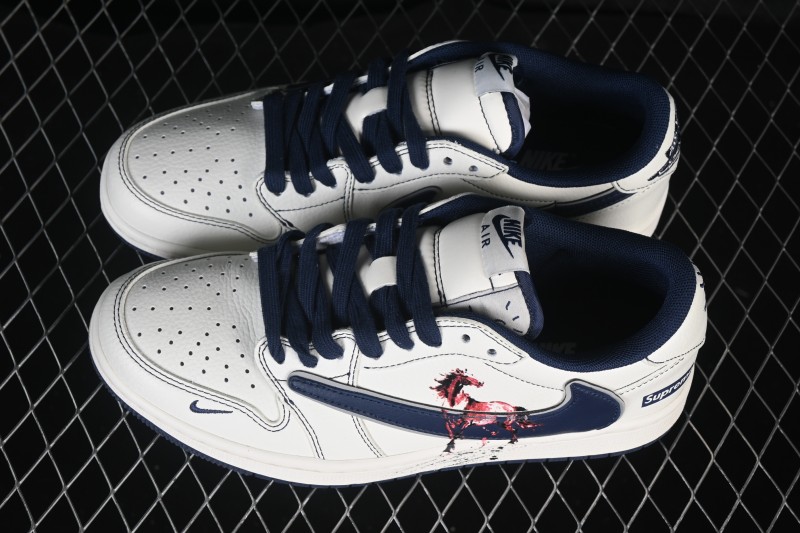 Nike Air Jordan 1 Low Year of the Horse Custom Retro Basketball Shoes - FF2026-001