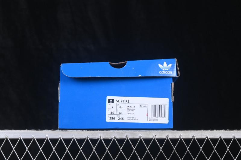 Adidas Originals SL 72 Retro Running Shoes with Classic Suede Overlays - JR8772