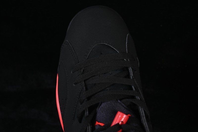 Nike Air Jordan 6 Retro Sneakers with Infrared Accents and Classic Design - CT8529-001