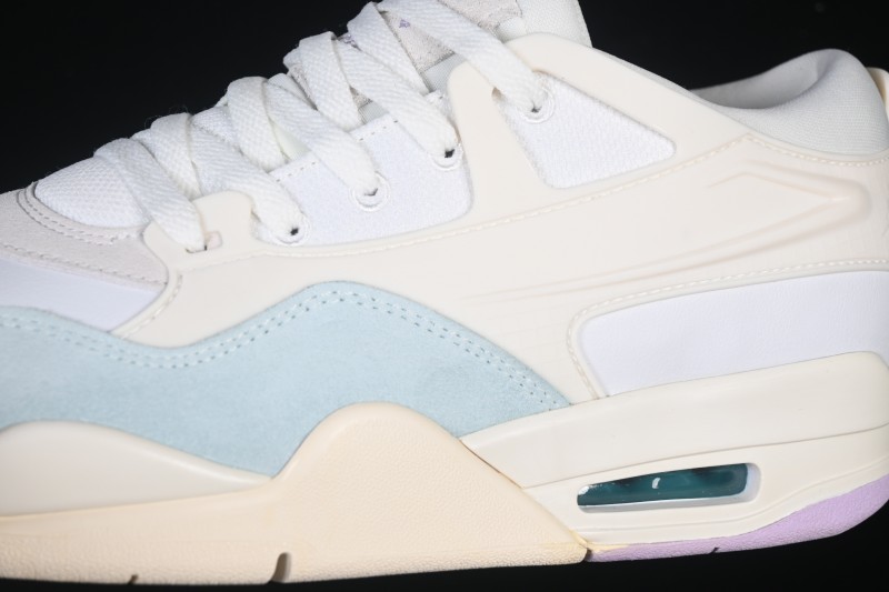 Nike Air Jordan 4 Remastered AJ4 Retro Trainers with Mixed Textile, Leather and Suede Upper - IB7408-133