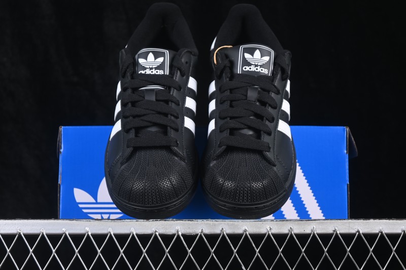 Adidas Superstar II Shell-Toe Casual Sneakers in Premium Leather - JI0079