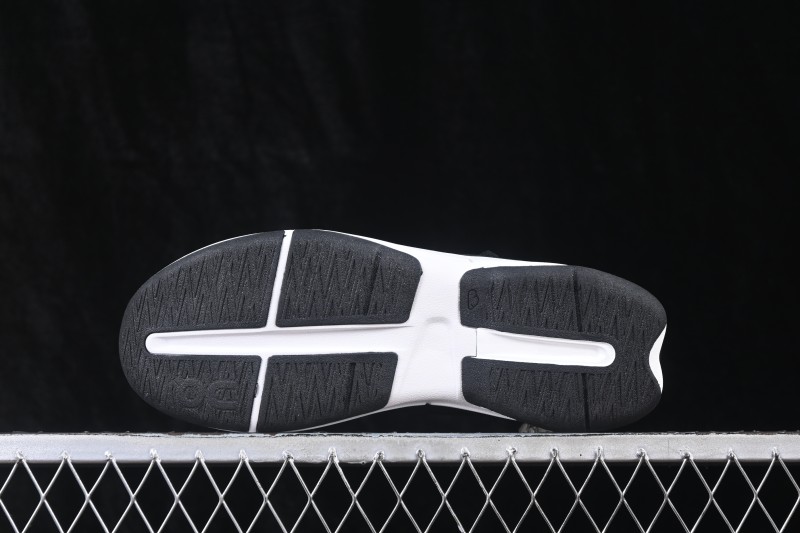 On Cloudnova Moon Comfortable Non-Slip Wear-Resistant Low-Top Casual Lifestyle Shoes - Black White