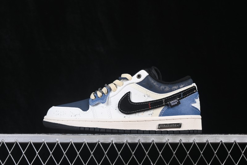 Nike Air Jordan 1 Low Retro Basketball Shoes with Classic Design - 553558-081