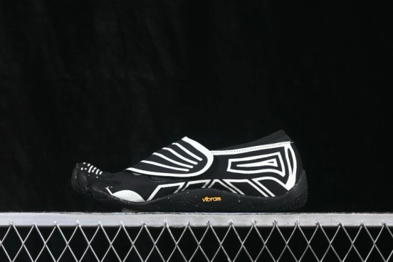 Vibram GroundSplay Barefoot Training Squat Support Quick-Dry Five-Toe Shoes - 26M8802 Black Ivory